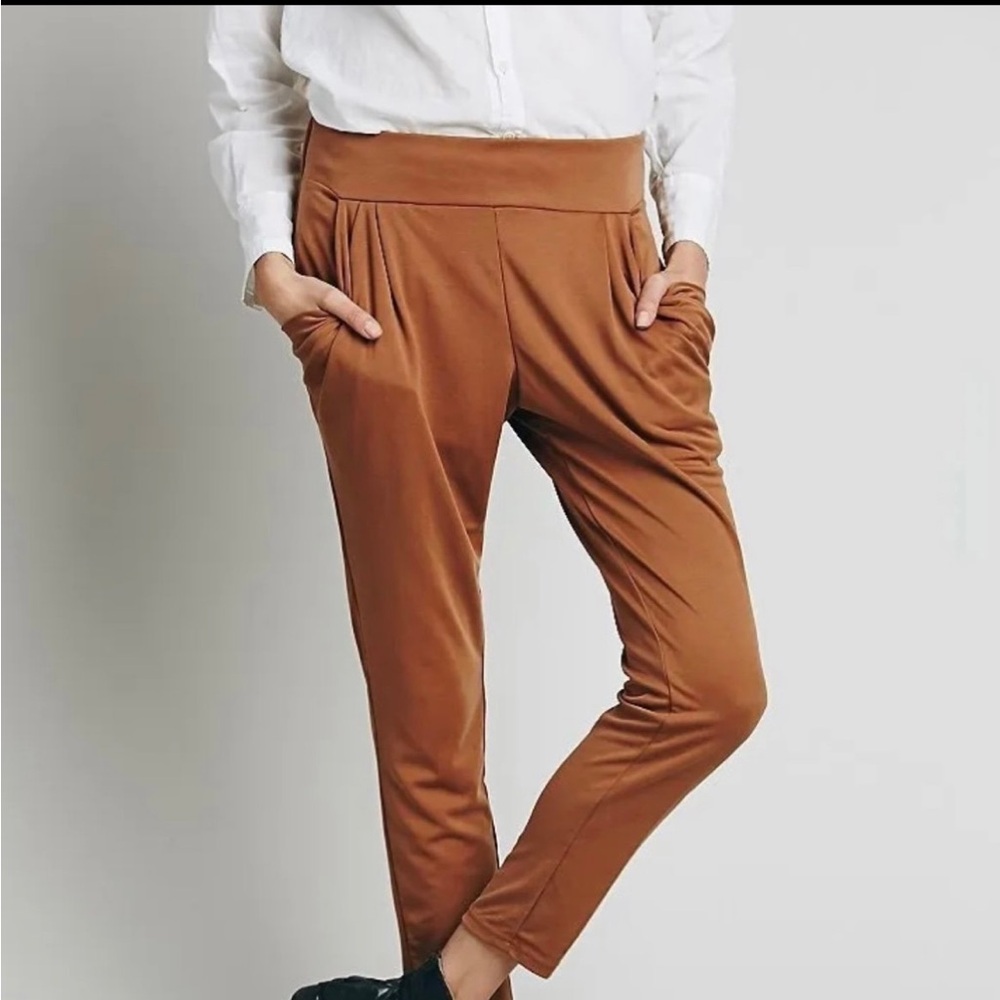 Free people fashion drapey pocket leisure harem jogger casual pants sz medium